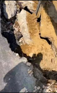 274 करोड़ का जसरा बाईपास सवालों के घेरे में,धंसने लगी सड़क,गुणवत्ता पर सवाल