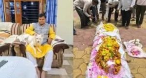 15 साल का साथ… मालिक की अंतिम यात्रा में ही थम गई ‘डुग्गू’ की सांसें…